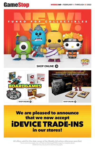 GameStop Flyer February 4 to 10