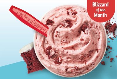Dairy Queen Welcomes Back the Popular Red Velvet Cake Blizzard this February