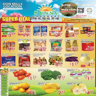 Sunny Foodmart (Don Mills) Flyer February 4 to 10
