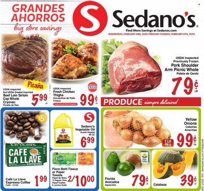 Sedano's (FL) Weekly Ad Flyer February 6 to February 13