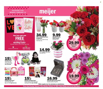 Meijer (IL, IN, KY, MI, OH, WI) Weekly Ad Flyer February 6 to February 13