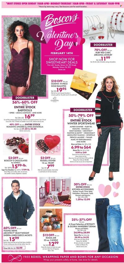 Boscov's (CT, DE, MD, NJ, NY, PA) Weekly Ad Flyer February 6 to February 13