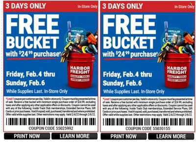 Harbor Freight Weekly Ad Flyer February 6 to February 13
