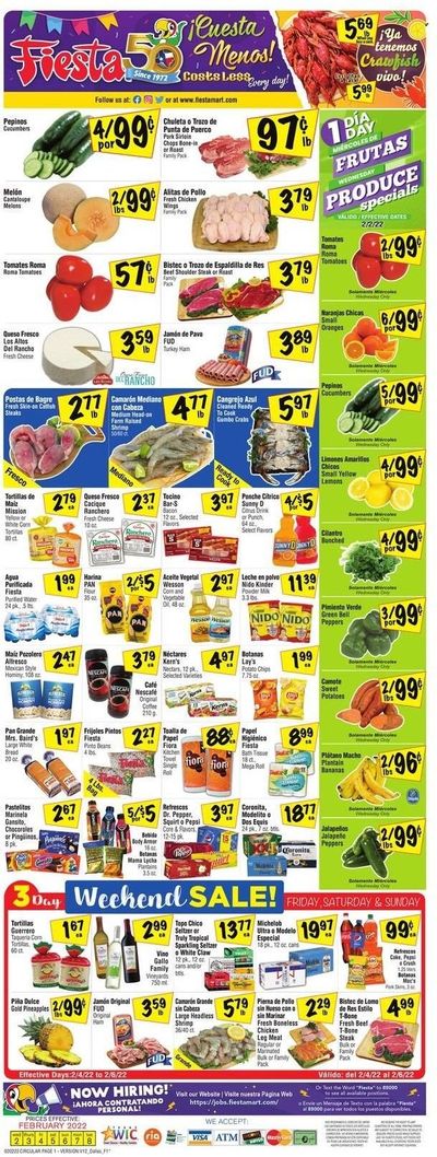 Fiesta Mart (TX) Weekly Ad Flyer February 6 to February 13