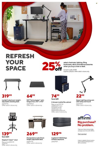 Staples Weekly Ad Flyer February 6 to February 13