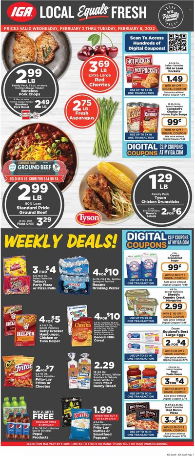 IGA Weekly Ad Flyer February 6 to February 13