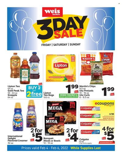 Weis (MD, NY, PA) Weekly Ad Flyer February 6 to February 13