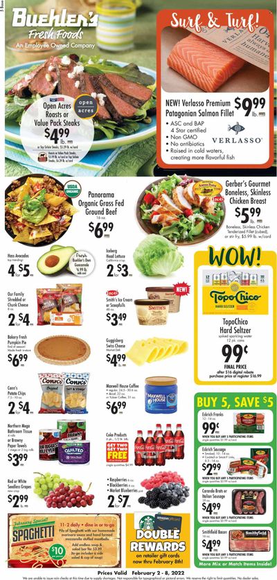 Buehler's (OH) Weekly Ad Flyer February 6 to February 13