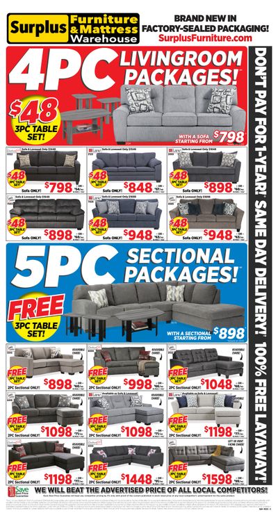 Surplus Furniture & Mattress Warehouse (Sydney) Flyer February 7 to 27