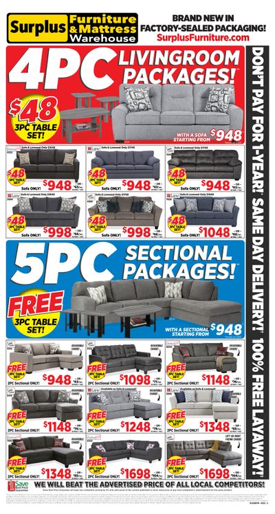 Surplus Furniture & Mattress Warehouse (St. John's) Flyer February 7 to 27