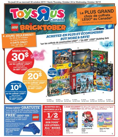 Toys R Us (QC) Flyer October 24 to 30