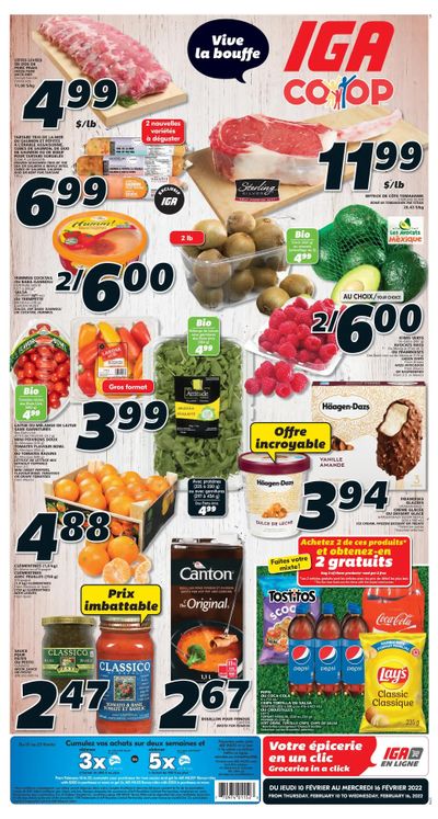 IGA (NB) Flyer February 10 to 16