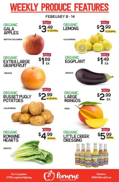 Pomme Natural Market Flyer February 8 to 14