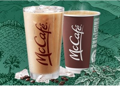 McDonald’s McCafé Canada Premium Roast Hot Coffee or Iced Coffee for $1