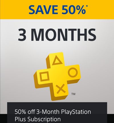 PlayStation Canada Promotions: Get a PlayStation Plus 3-Month Subscription for $14.99