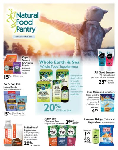 Natural Food Pantry Flyer February 1 to 28