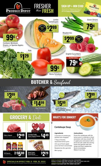 Produce Depot Flyer February 9 to 15
