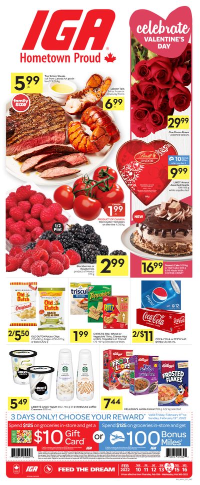 IGA (West) Flyer February 10 to 16