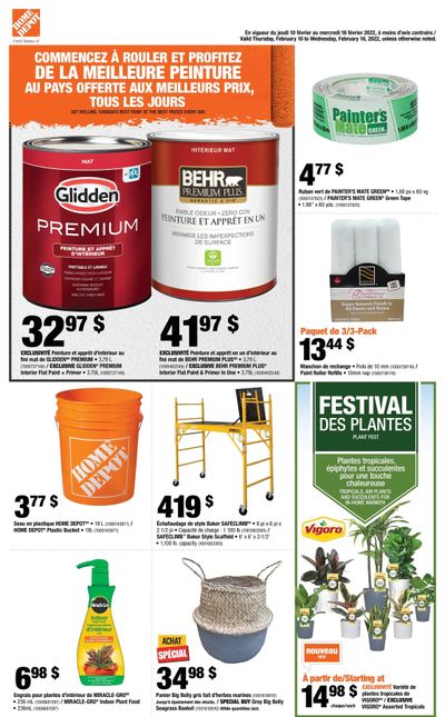 Home Depot (QC) Flyer February 10 to 16