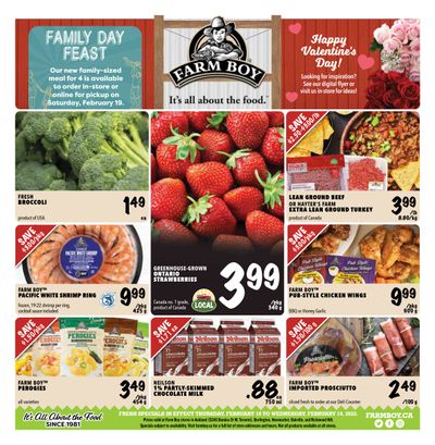 Farm Boy (Aukland, Burlington, Newmarket, Oakville, Richmond Hill) Flyer February 10 to 16