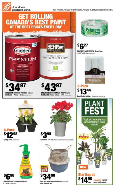 Home Depot (BC) Flyer February 10 to 16