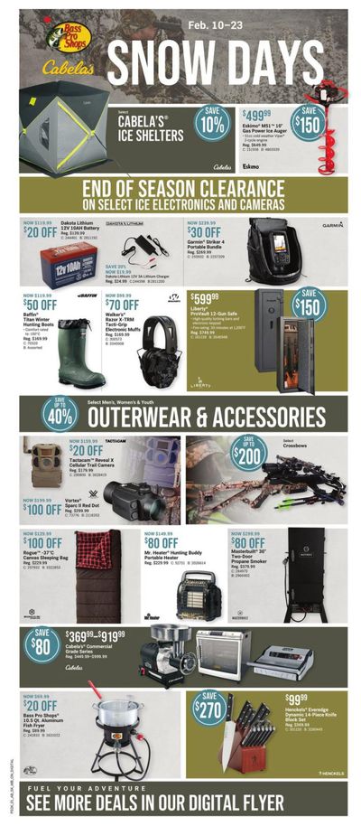 Cabela's Flyer February 10 to 23