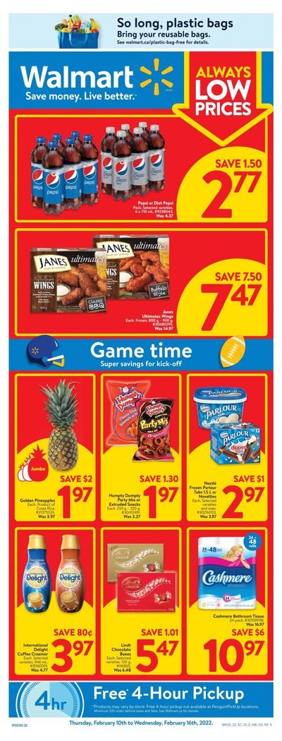 Walmart (Atlantic) Flyer February 10 to 16