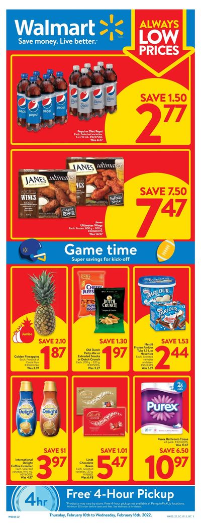 Walmart (West) Flyer February 10 to 16