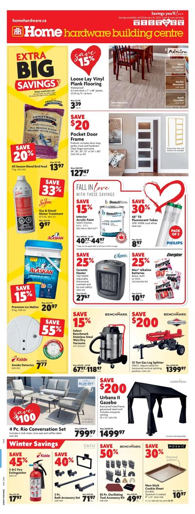 Home Hardware Building Centre (ON) Flyer February 10 to 16
