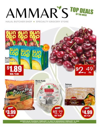 Ammar's Halal Meats Flyer February 10 to 16