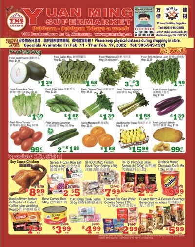 Yuan Ming Supermarket Flyer February 11 to 17
