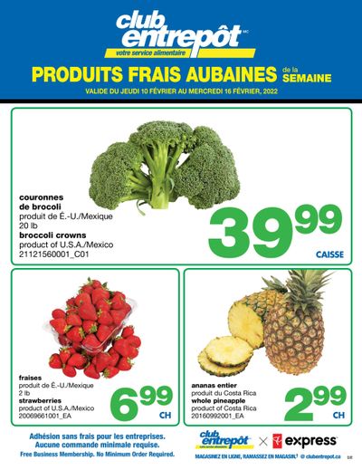 Wholesale Club (QC) Fresh Deals of the Week Flyer February 10 to 16