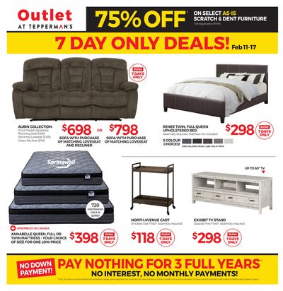 Outlet at Tepperman's Flyer February 11 to 17