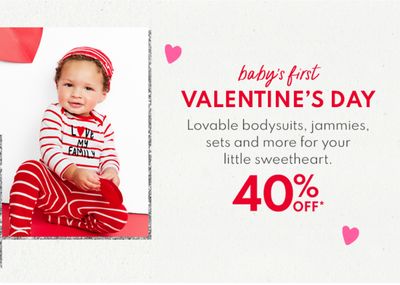 Carter’s OshKosh B’gosh Canada Deals: Save 40% Off Valentine’s Day Collection