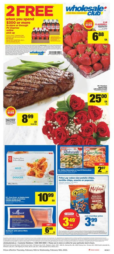 Real Canadian Wholesale Club Flyer February 10 to 16