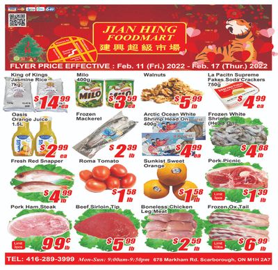 Jian Hing Foodmart (Scarborough) Flyer February 11 to 17