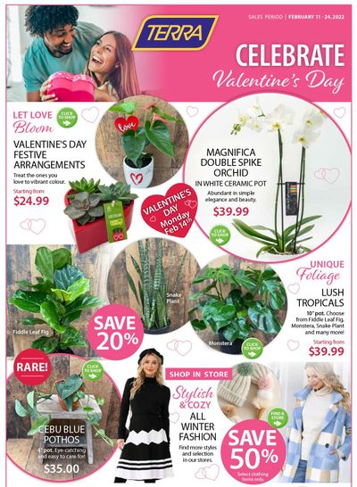 Terra Greenhouses Flyer February 11 to 24