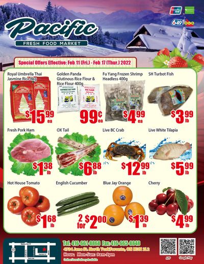 Pacific Fresh Food Market (North York) Flyer February 11 to 17