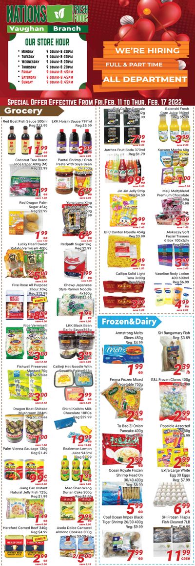 Nations Fresh Foods (Vaughan) Flyer February 11 to 17