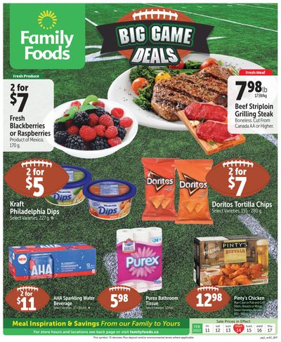 Family Foods Flyer February 11 to 17