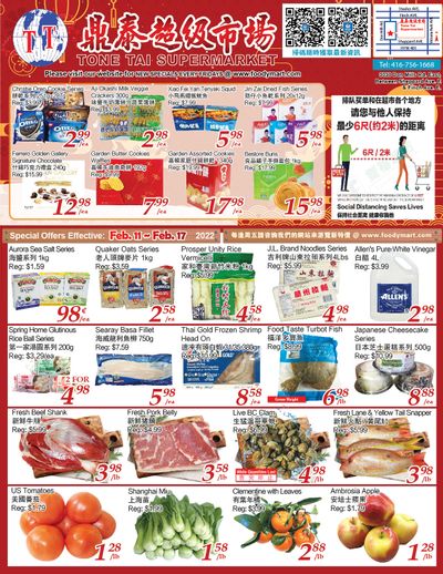 Tone Tai Supermarket Flyer February 11 to 17