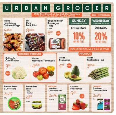 Urban Grocer Flyer February 11 to 17