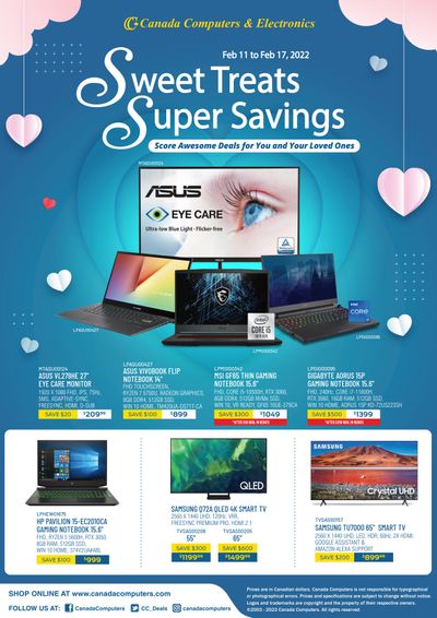 Canada Computers Flyer February 11 to 17