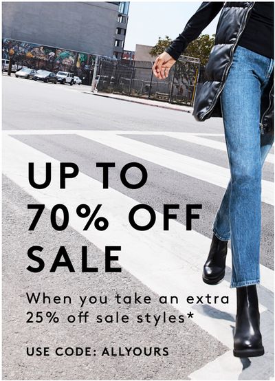 Naturalizer Canada Sale: Save up to 70% off, with an Extra 25% off Sale Styles with Coupon Code