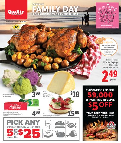 Quality Foods Flyer February 14 to 20