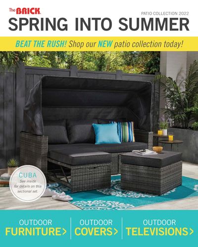 The Brick Spring into Summer Flyer February 14 to June 30