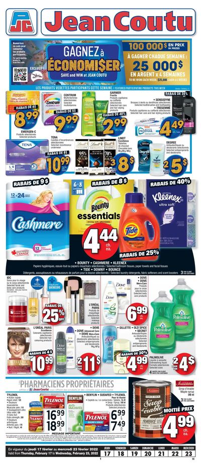 Jean Coutu (QC) Flyer February 17 to 23