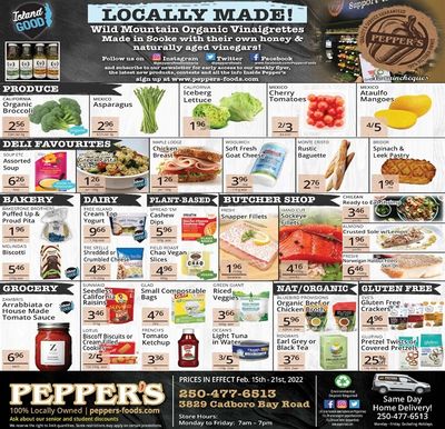 Pepper's Foods Flyer February 15 to 21