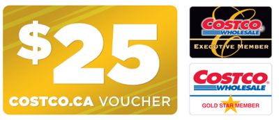 Costco Canada Membership Offers: Get a $25.00 Online Voucher When You Enable Auto-Renewal