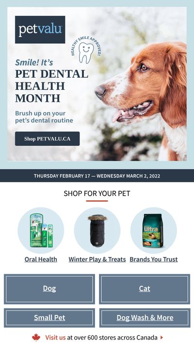 Pet Valu (ON) Flyer February 17 to March 2